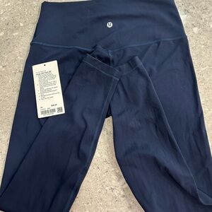 NWT Lululemon Align HR Pant 28” color Navy